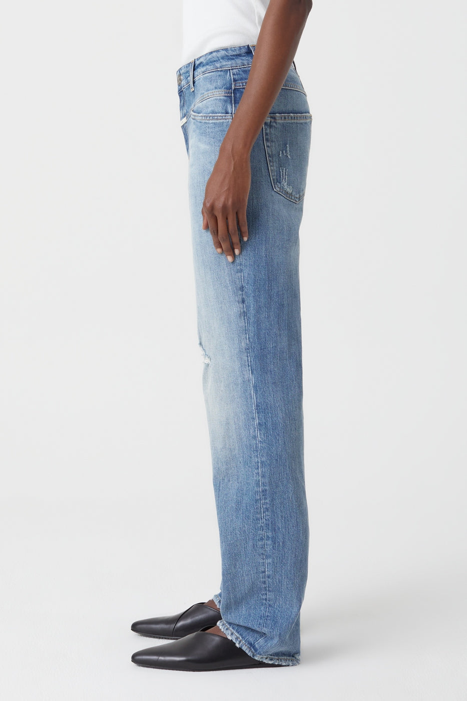 Jeans Straight-X - Mid Blue - Femme