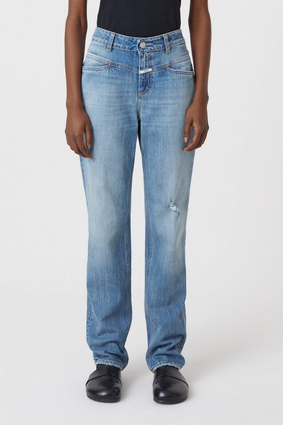 Jeans Straight-X - Mid Blue - Femme