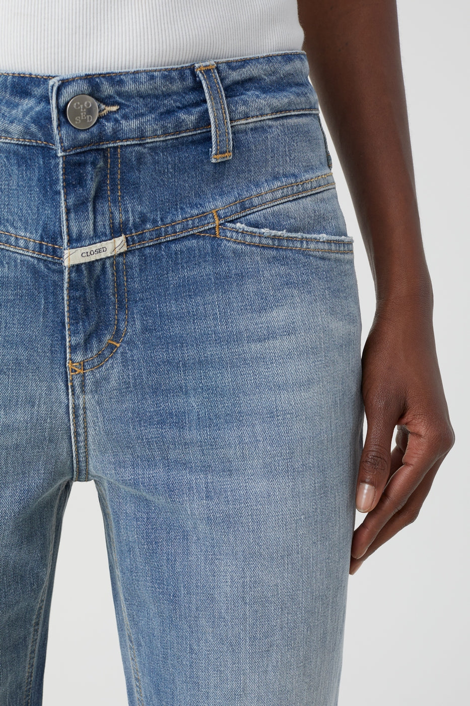 Jeans Straight-X - Mid Blue - Femme