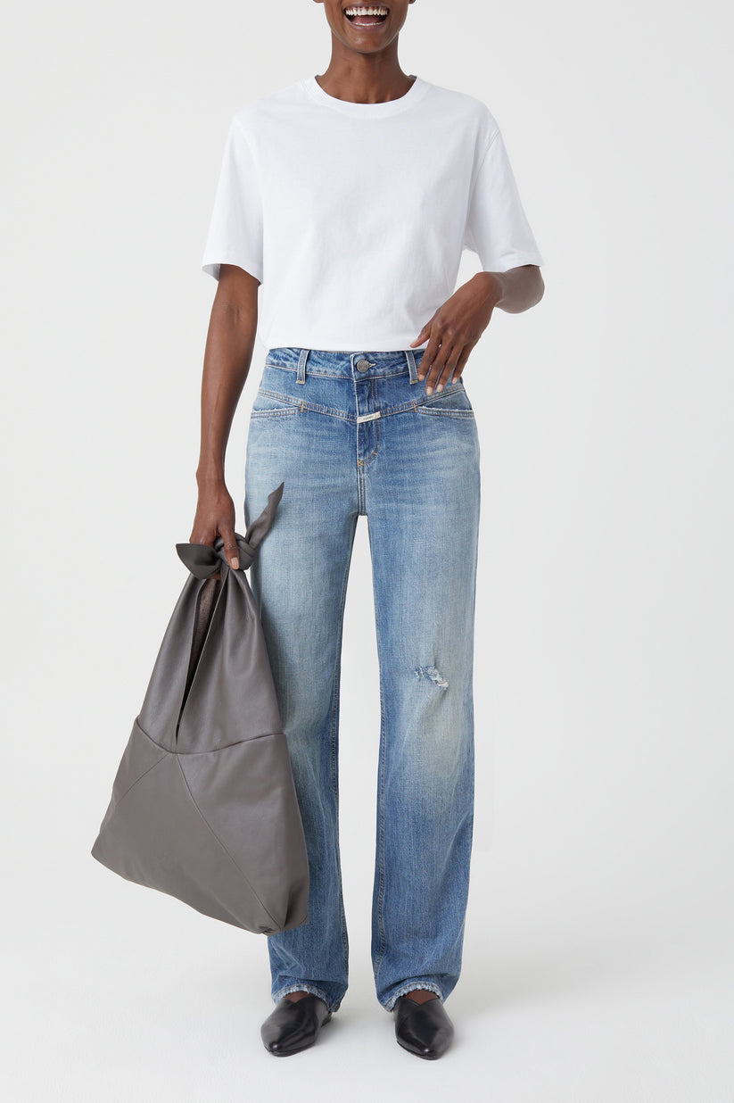 Jeans Straight-X - Mid Blue - Femme