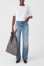 Jeans Straight-X - Mid Blue - Femme