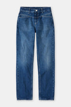 Jeans Straight-X - Dark Blue - Femme