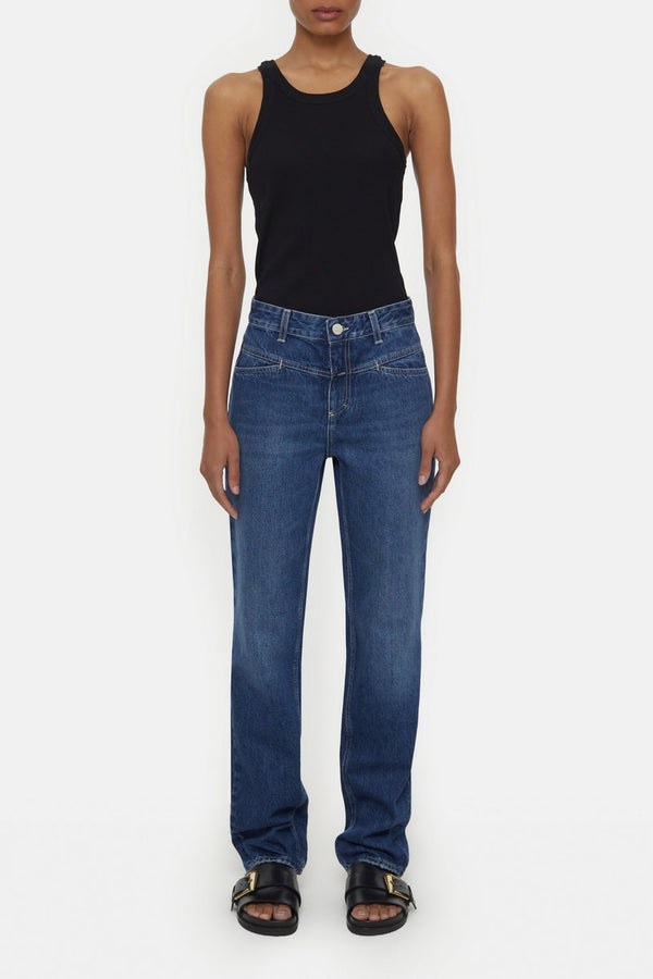 Jeans Straight-X - Dark Blue - Femme