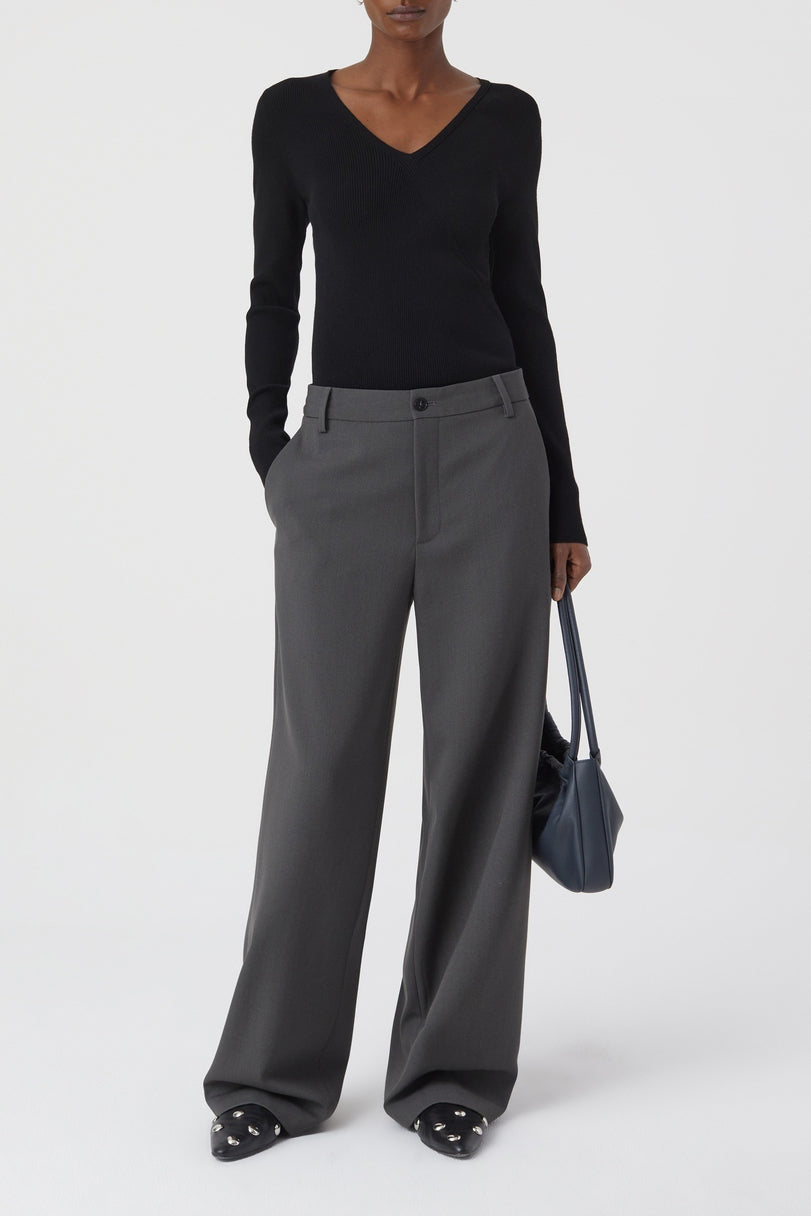 Pantalon Jurdy - Charcoal - Femme