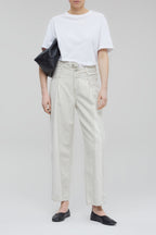 Closed - Jean Relaxed En Coton Biologique Et Lin - Beige - Femme