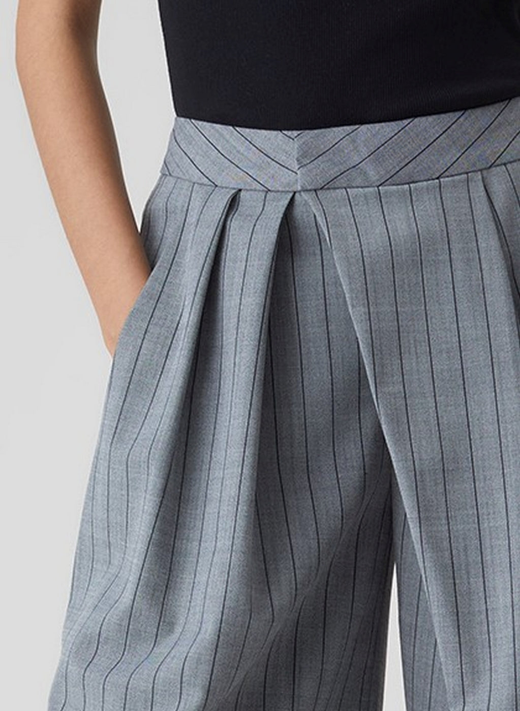 Pantalon Imogen - Dark Grey Melange - Femme