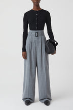 Pantalon Imogen - Dark Grey Melange - Femme