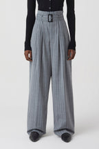 Pantalon Imogen - Dark Grey Melange - Femme