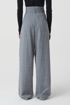 Pantalon Imogen - Dark Grey Melange - Femme