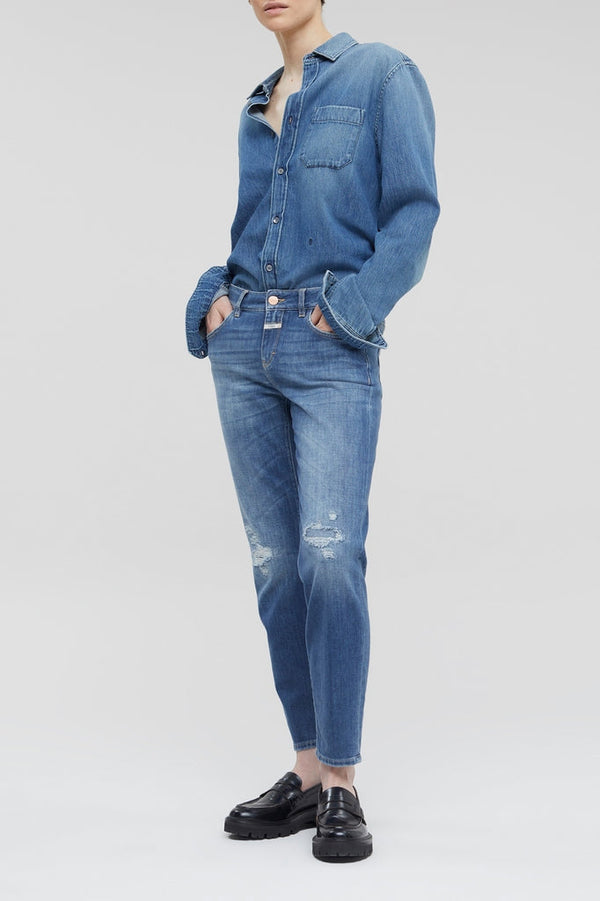 Closed - Jean Baker - Mid Blue - Femme