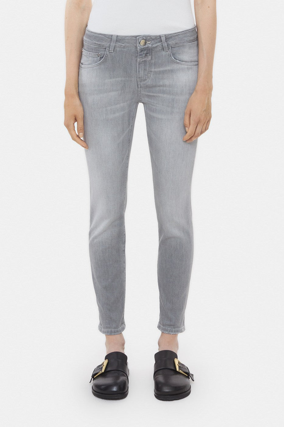 Jeans Baker - Light Grey - Femme