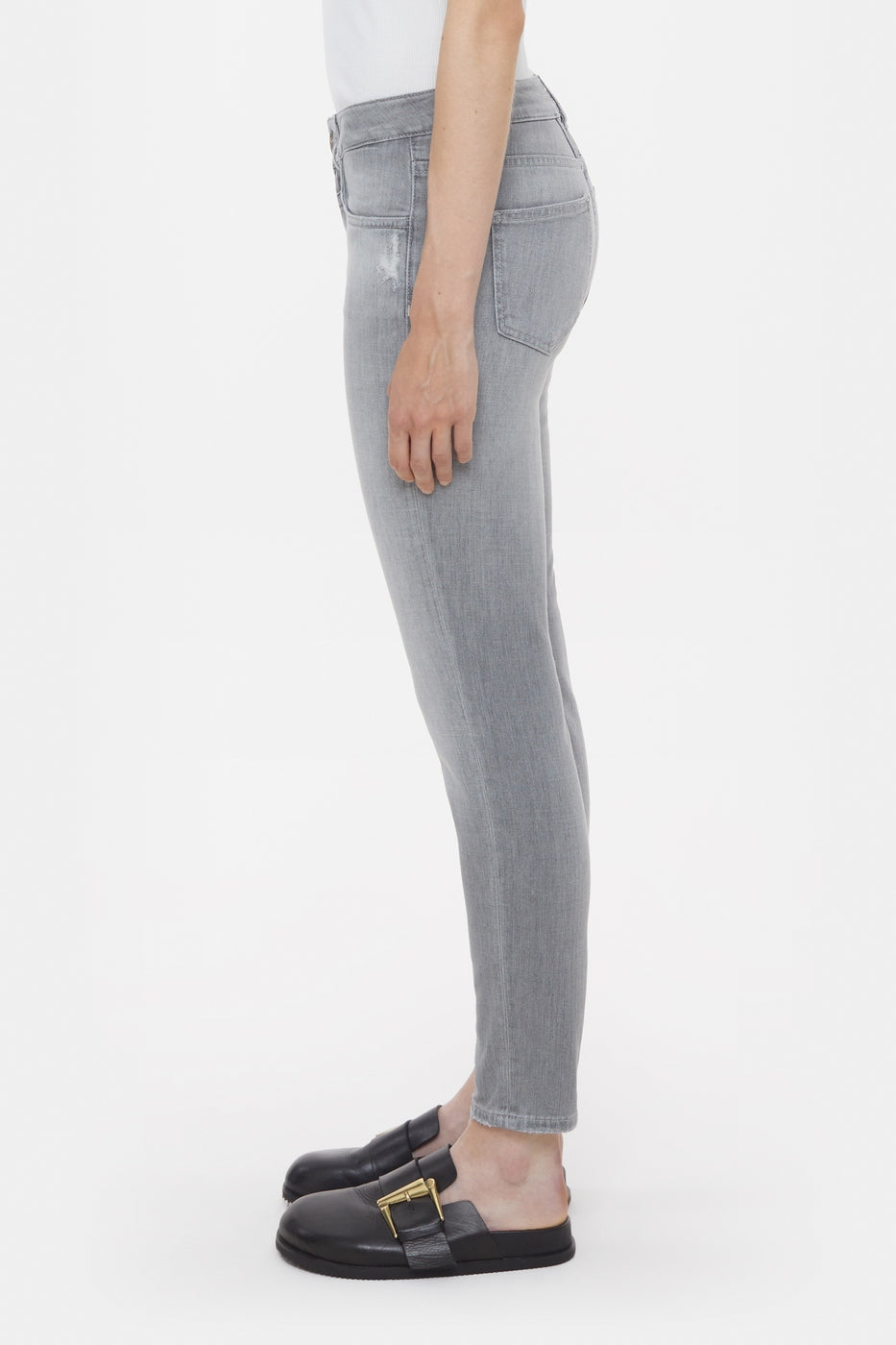 Jeans Baker - Light Grey - Femme