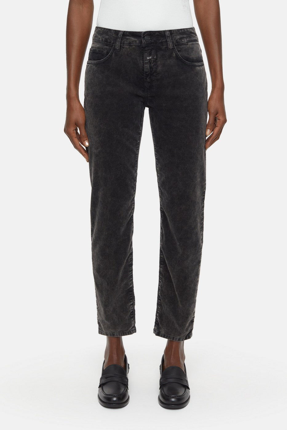 Pantalon Baker - Washed Black - Femme