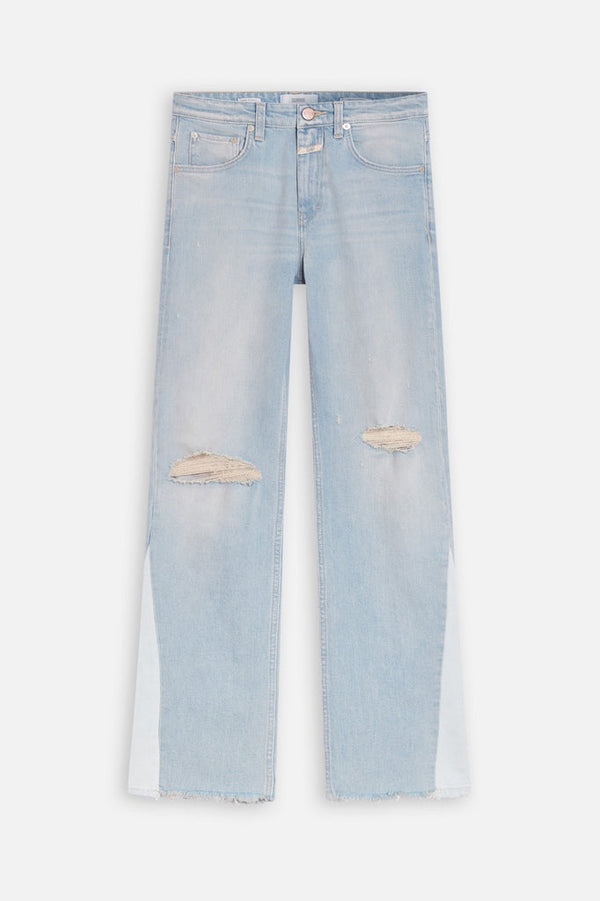 Closed - Jean Slim En Coton Biologique - Bleu Clair - Femme