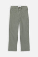 Closed - Pantalon Relaxed En Lin - Vert - Femme