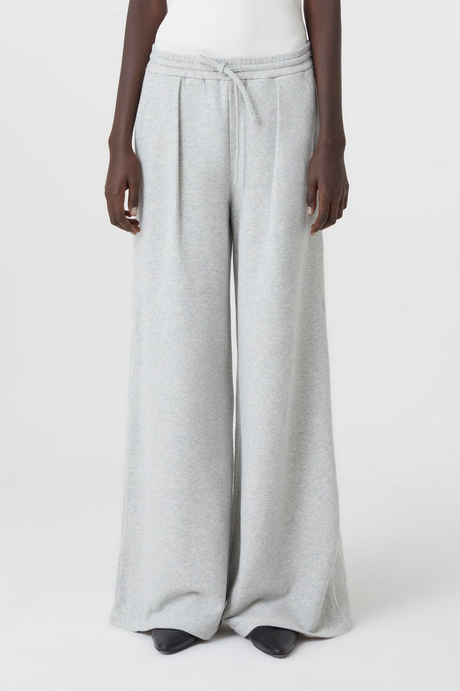 Pantalon Faris - Light Grey Melange - Femme