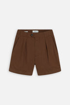 Closed - Short Regular En Coton Biologique - Marron - Femme