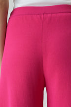 Short Knitted Culotte - Rasperry Pink - Femme