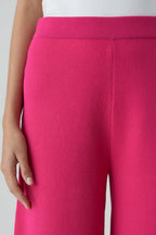 Short Knitted Culotte - Rasperry Pink - Femme