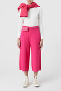 Short Knitted Culotte - Rasperry Pink - Femme
