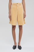 Closed - Bermuda Loose En Coton Biologique - Jaune - Femme