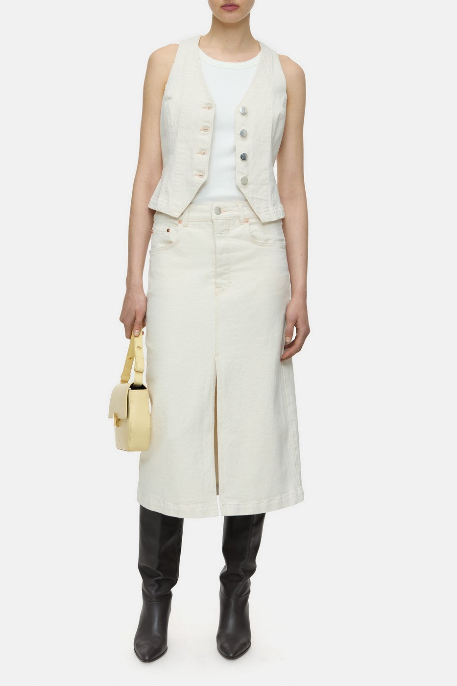 Jupe Low Waist - Ivory - Femme
