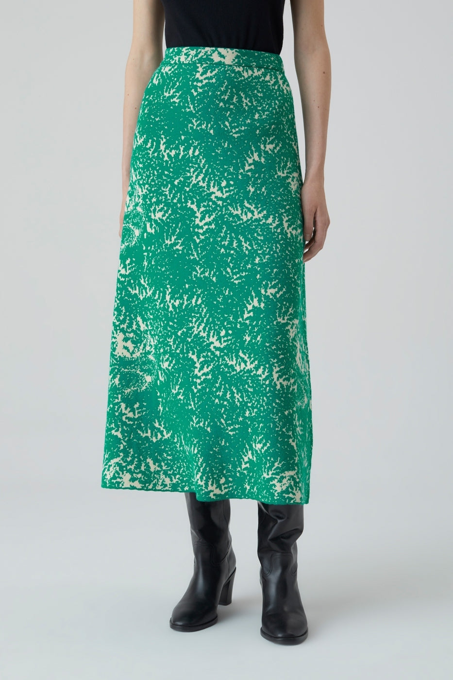 Jupe Knitted - Green Patina - Femme