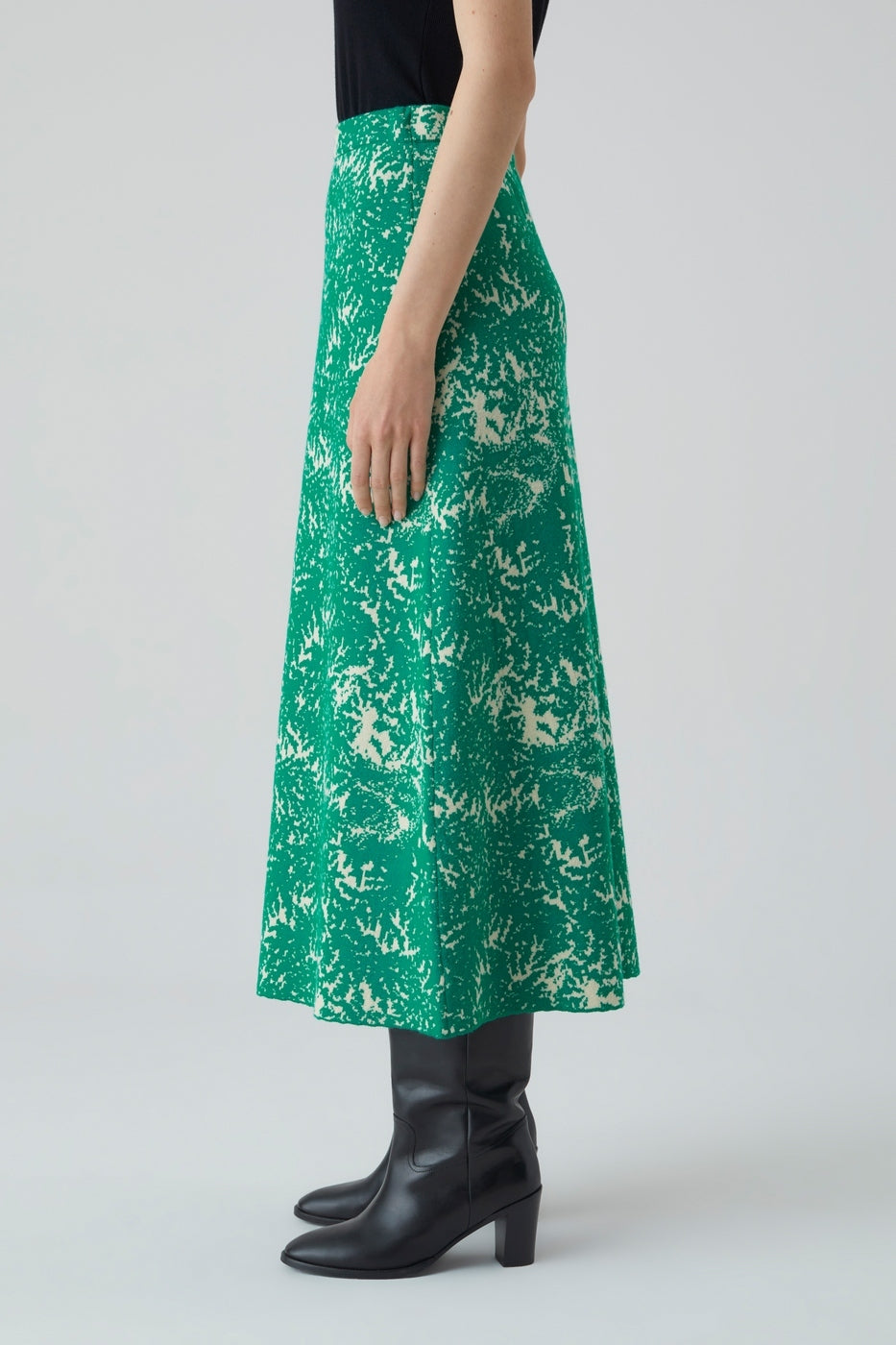 Jupe Knitted - Green Patina - Femme