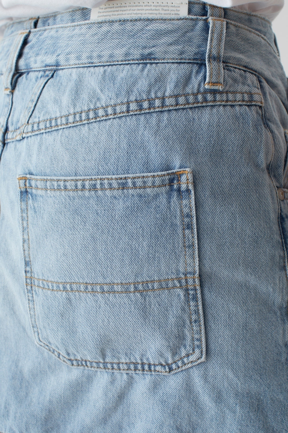 Jupe Short Wrap - Mid Blue - Femme
