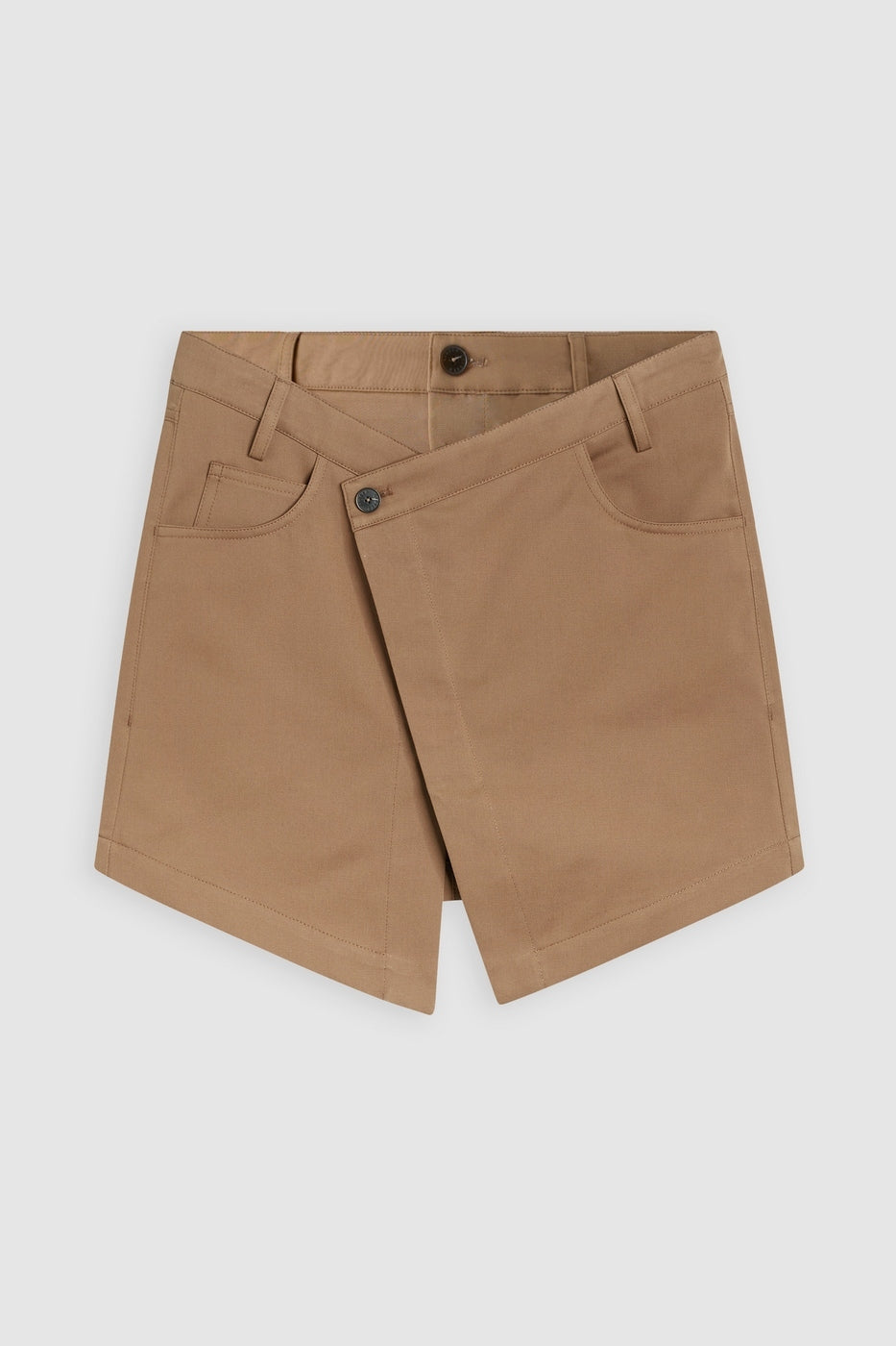 Jupe Short Wrap - Nutmeg - Femme