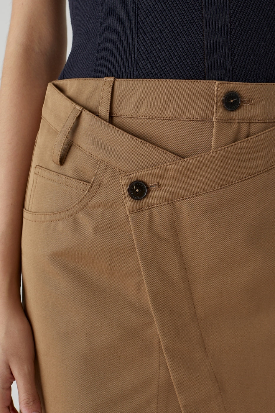 Jupe Short Wrap - Nutmeg - Femme