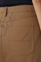 Jupe Short Wrap - Nutmeg - Femme