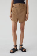Jupe Short Wrap - Nutmeg - Femme