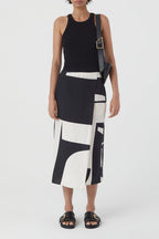Jupe Long Suit - Black - Femme