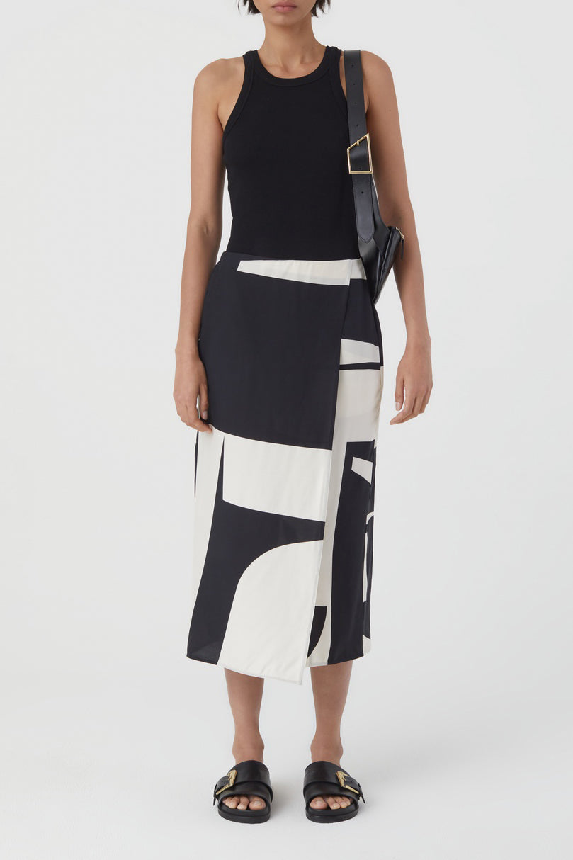 Jupe Long Suit - Black - Femme