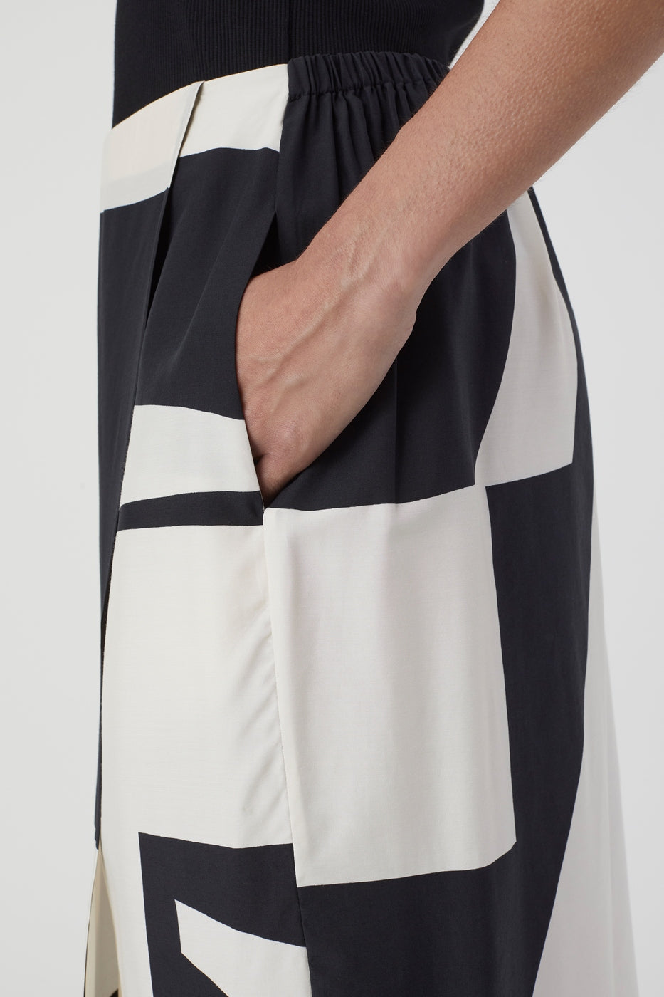 Jupe Long Suit - Black - Femme