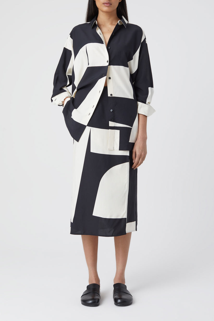 Jupe Long Suit - Black - Femme