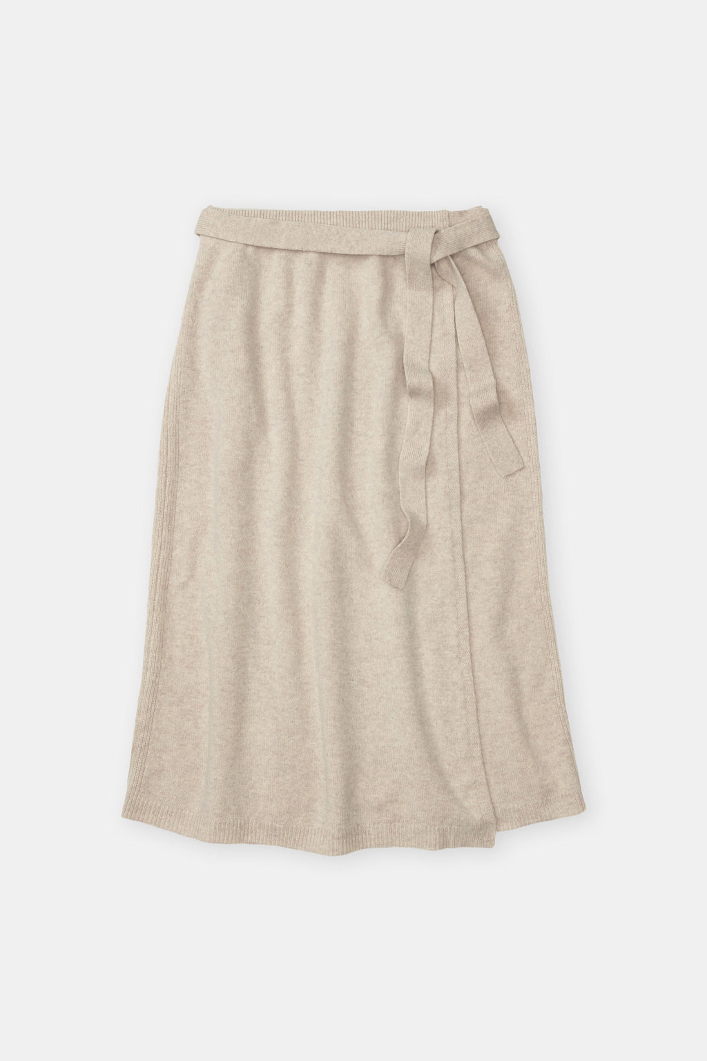 Jupe Wool Wrap - Pearl Beige - Femme