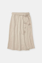 Jupe Wool Wrap - Pearl Beige - Femme