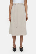 Jupe Wool Wrap - Pearl Beige - Femme