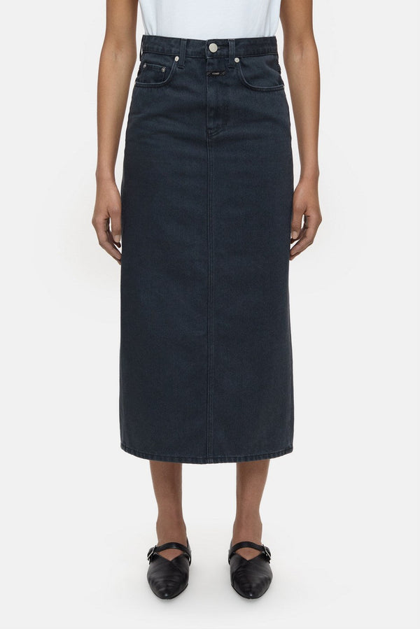 Jupe Slim 5-Pocket - Dark Grey - Femme