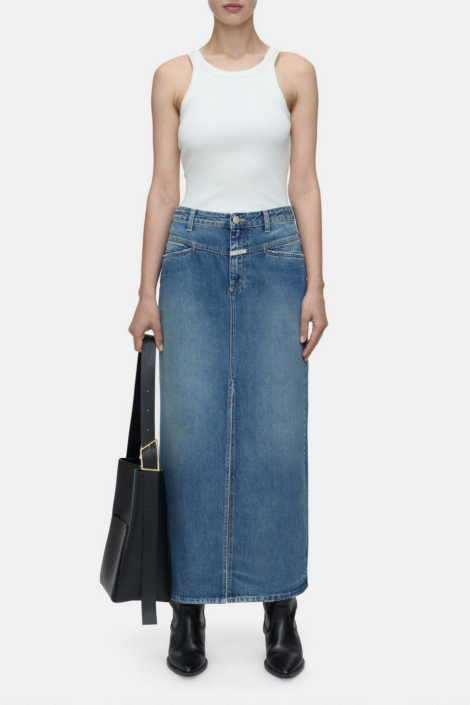 Jupe Long X-Pocket - Dark Blue - Femme
