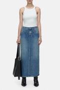 Jupe Long X-Pocket - Dark Blue - Femme