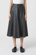 Jupe Leather - Army Green - Femme