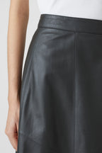 Jupe Leather - Army Green - Femme