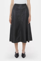 Jupe Leather - Army Green - Femme