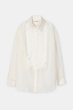 Chemise De Smoking - Ivory - Femme