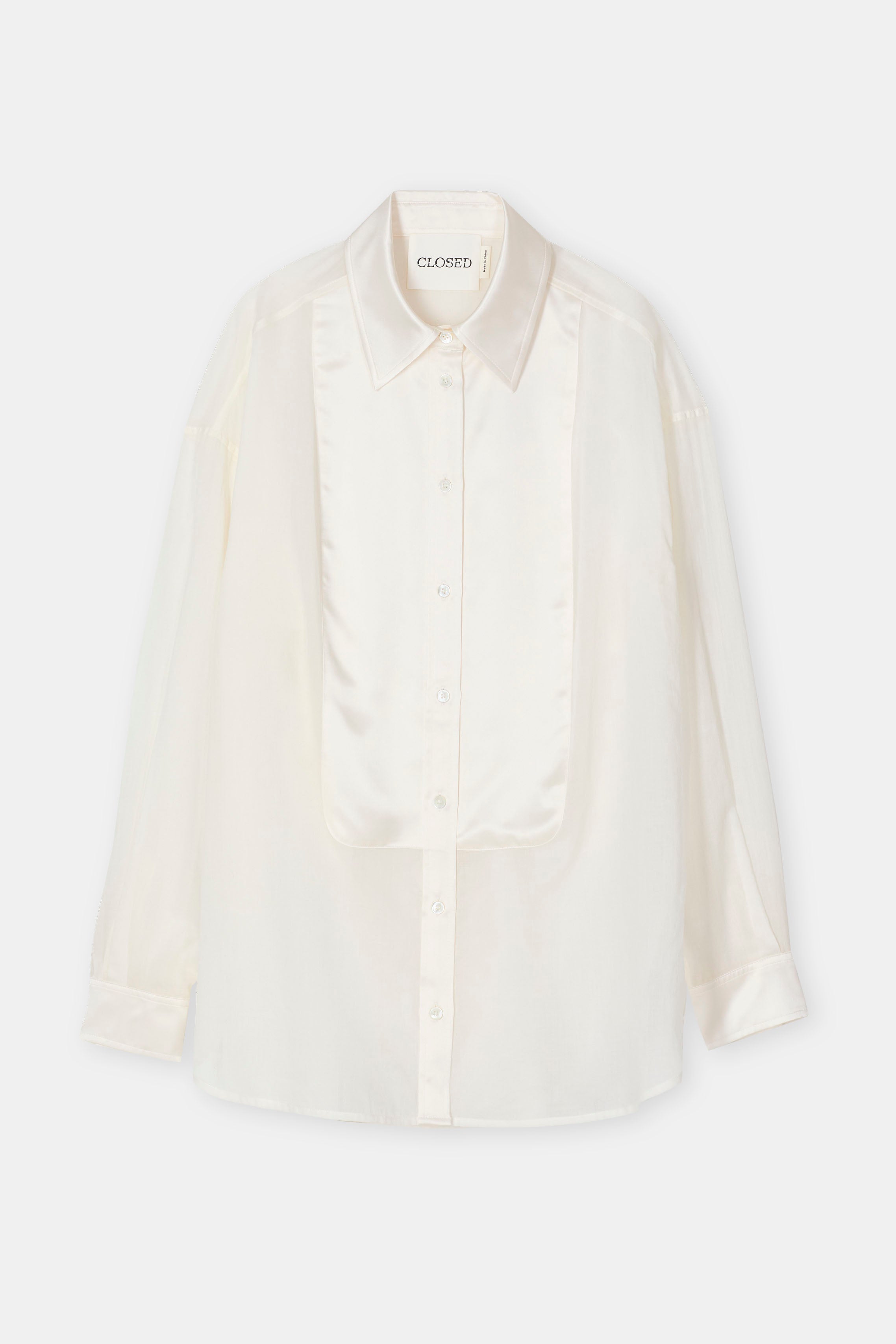 Chemise De Smoking - Ivory - Femme