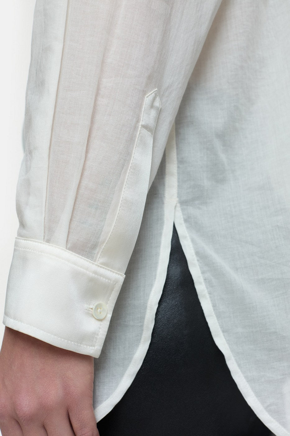 Chemise De Smoking - Ivory - Femme