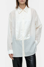 Chemise De Smoking - Ivory - Femme